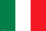 the Italian flag
