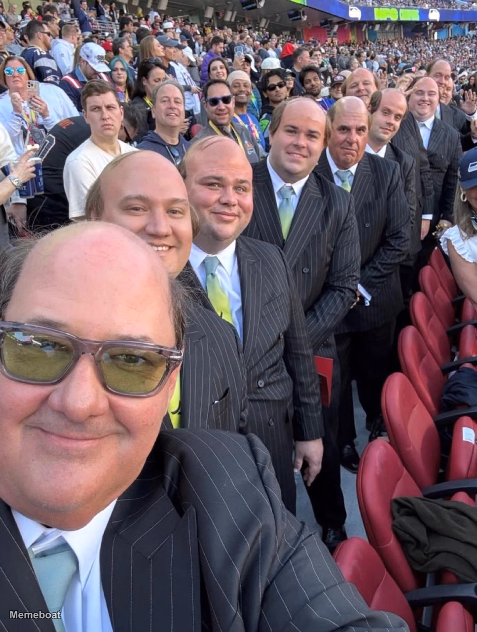 The Kevin Malones at the Super Bowl - meme generator image preview