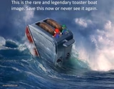 The legendary toaster hands you luck and love.