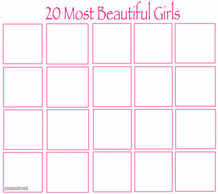 the most beautiful girls - meme generator image preview