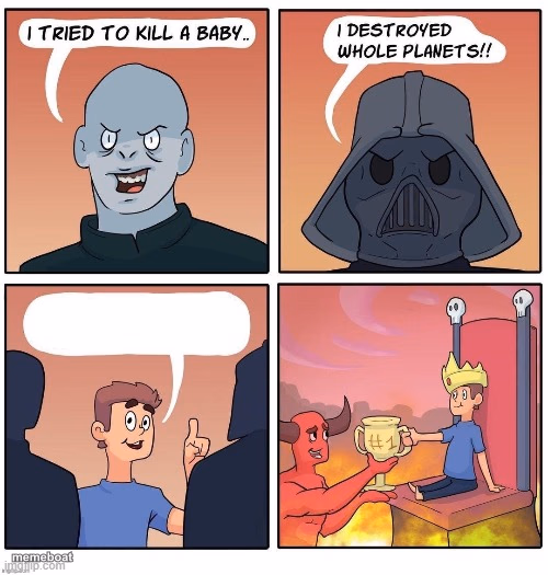 The Most Evil Person Ever - meme generator image preview