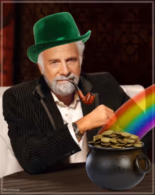 The Most Interesting Leprechaun In The World (With A Rainbow)