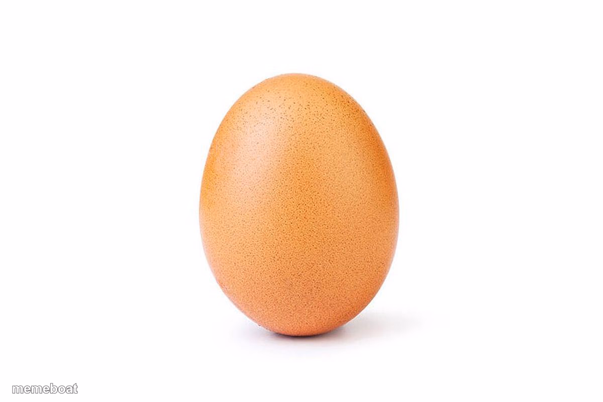 The Most Liked Egg on IG - meme generator image preview