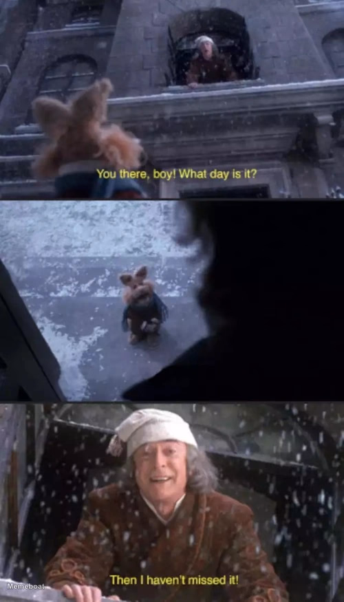 The Muppet Christmas Carol "What Day Is It?" - meme generator image preview