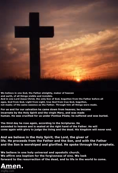 The Nicene Creed (with Filioque) - meme generator image preview