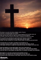 The Nicene Creed (with Filioque)