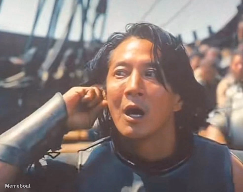 The Odyssey Crewman Removing Beeswax - meme generator image preview