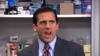 Michael Scott Screaming