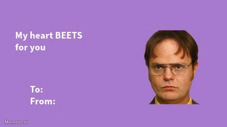 The Office: Dwight Schrute 'My Heart BEETS for You' - meme generator image preview