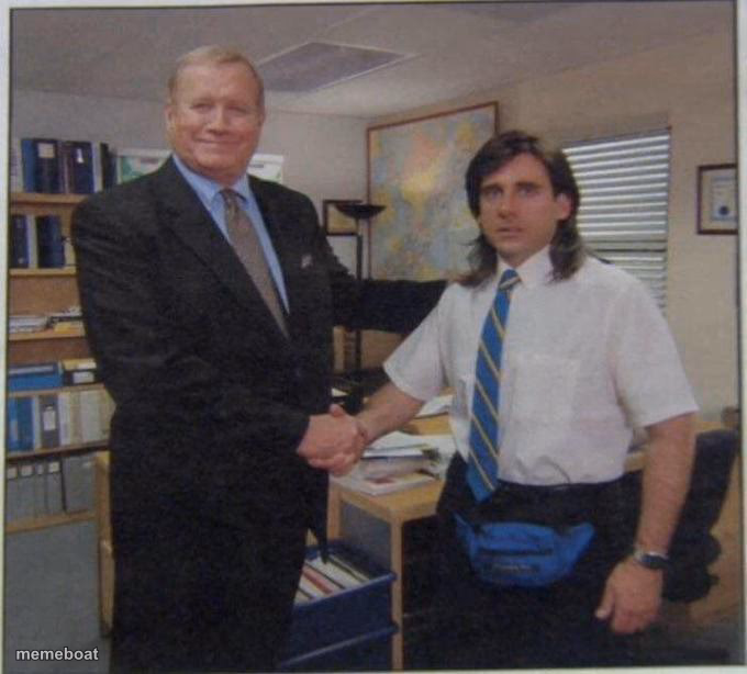 the office handshake - meme generator image preview