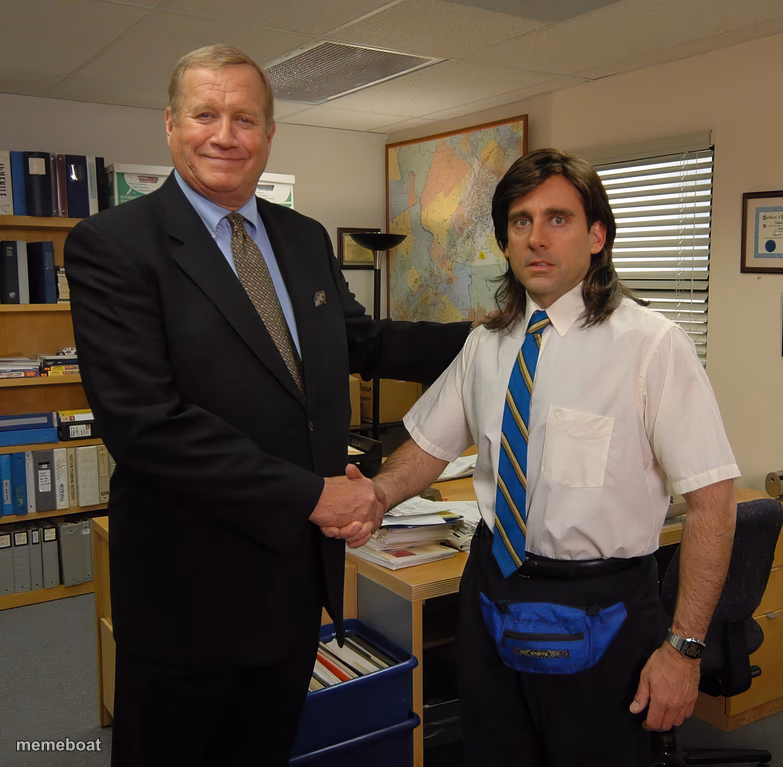 The Office Handshake HD - meme generator image preview