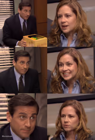 The Office Michael and Pam Oscuro Rum Gift