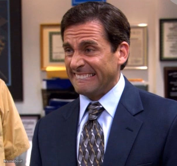 The Office Michael Scott Grimace - meme generator image preview