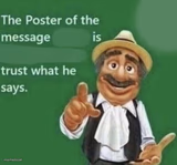 The Poster Of The Message Blank