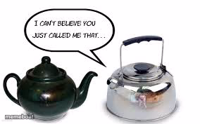 the pot that called the kettle black - meme generator image preview