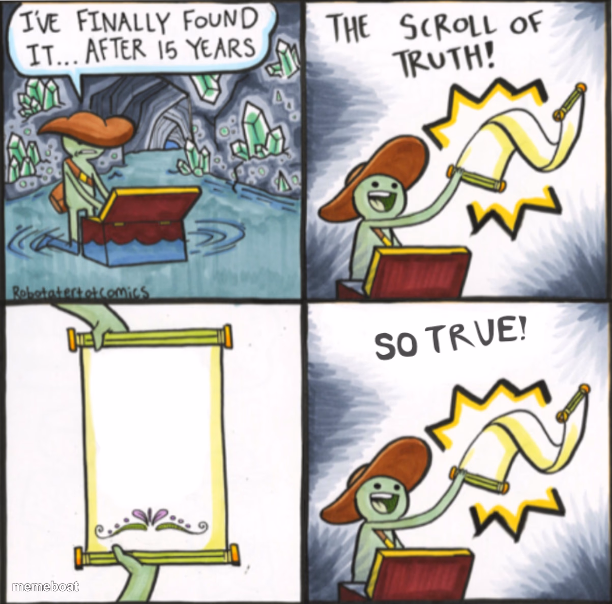 The Real Scroll Of Truth - meme generator image preview