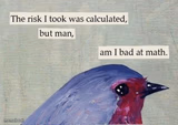 The risk I took was calculated