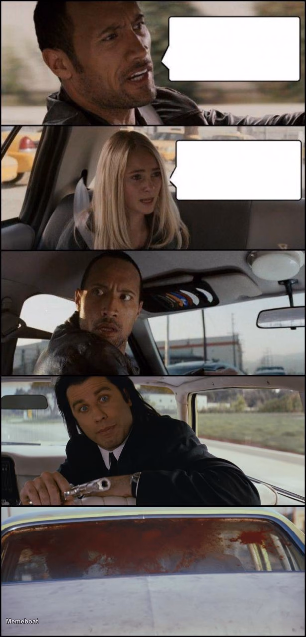The Rock Driving 2 - meme generator image preview