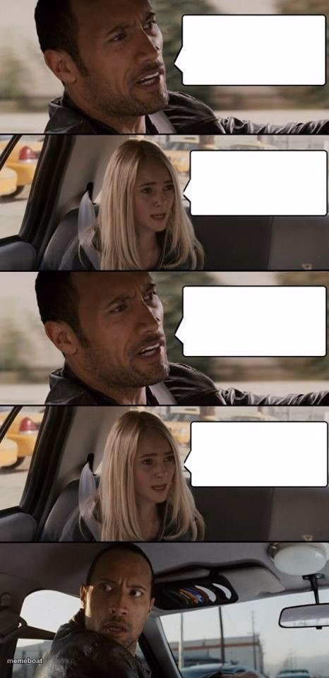 the rock driving - meme generator image preview