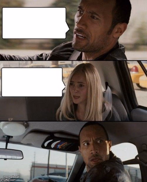The Rock Driving Europe - meme generator image preview