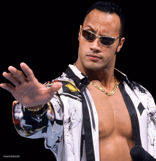 The Rock Eyebrow Hand - meme generator image preview