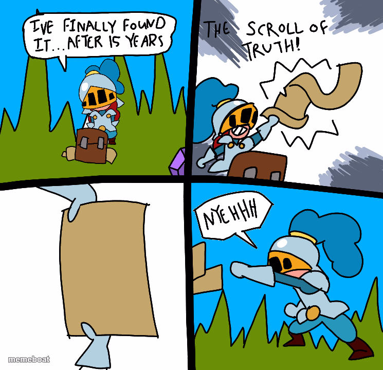 The scroll of truth - meme generator image preview