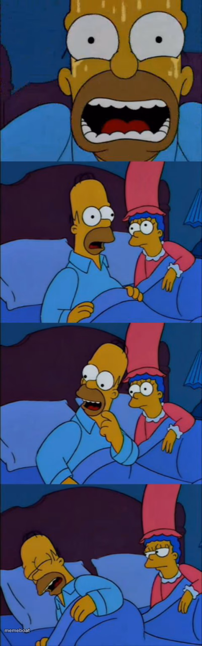 The Simpsons, Homer hates Michael Jackson - meme generator image preview