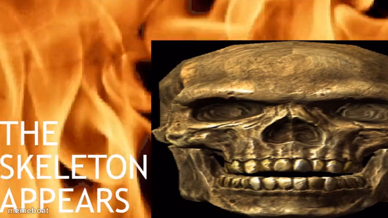 The Skeleton Appears - meme generator image preview