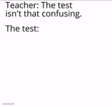 the test isn't that confusing
