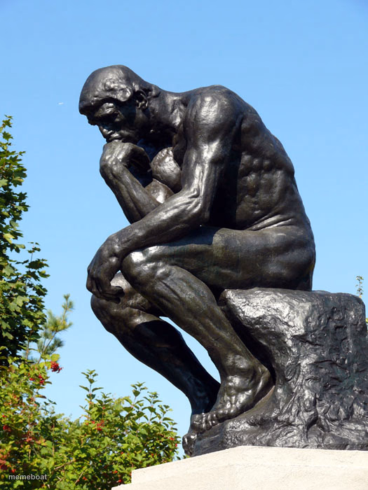 The Thinker - meme generator image preview
