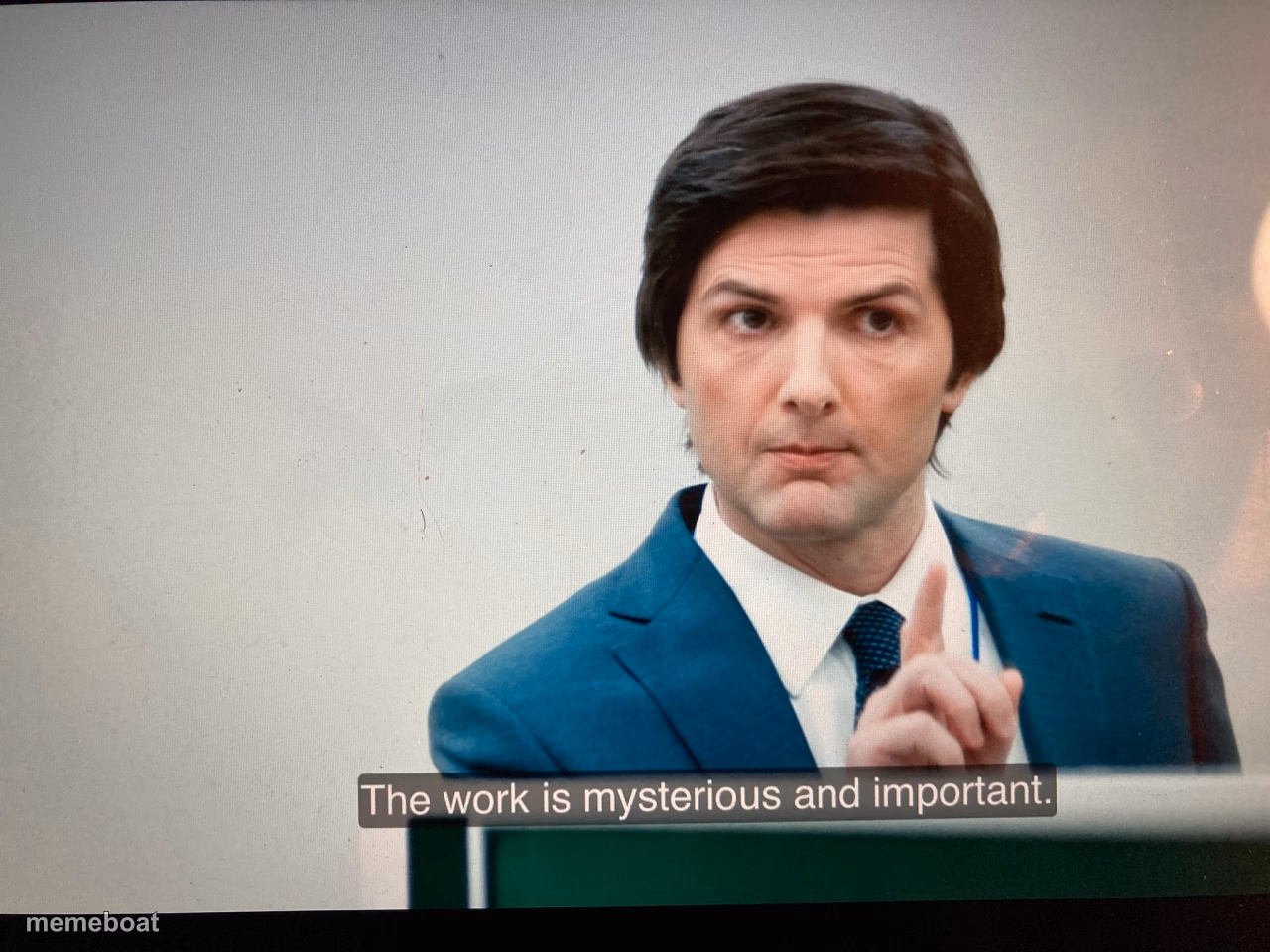 The work is mysterious and important - meme generator image preview