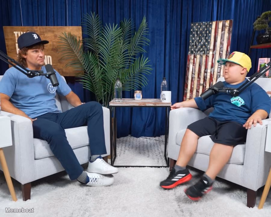 Theo Von Interviewing The Rizzler - meme generator image preview
