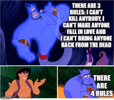 There Are 4 Rules - Aladdin Genie