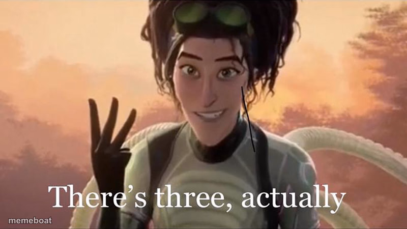There’s Three Actually - meme generator image preview