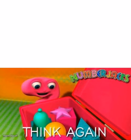 THINK AGAIN - meme generator image preview