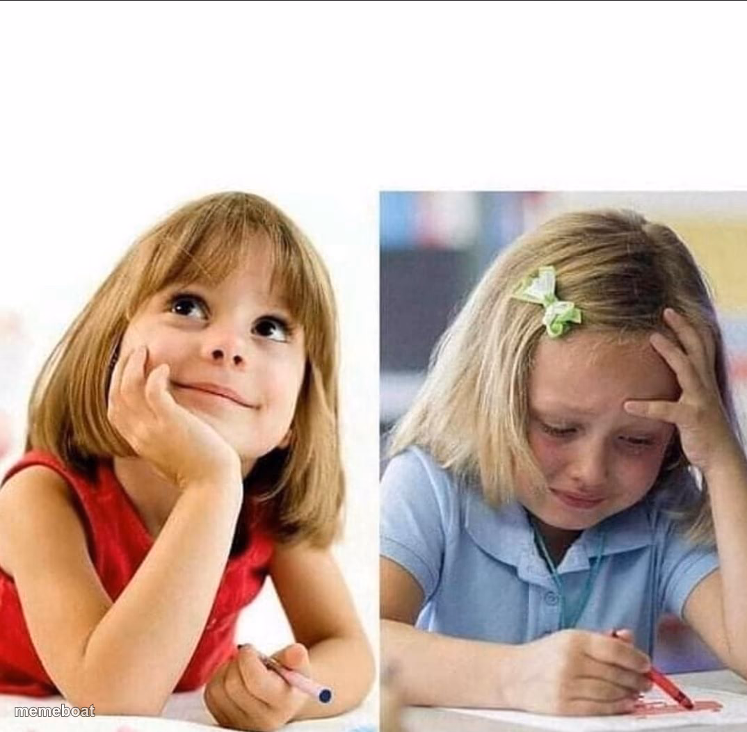 Thinking about / Actually doing it - meme generator image preview