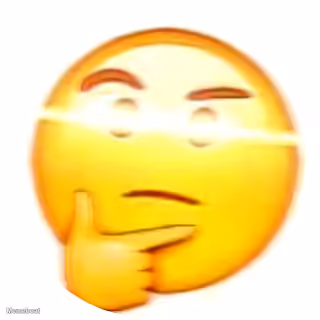 Thinking Face Emoji 3