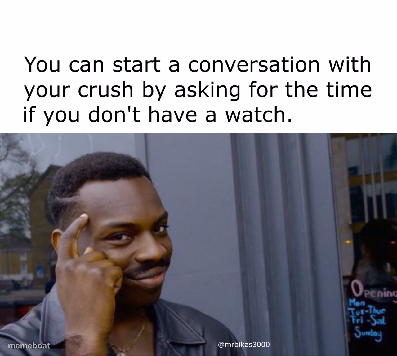 Thinking guy - meme generator image preview