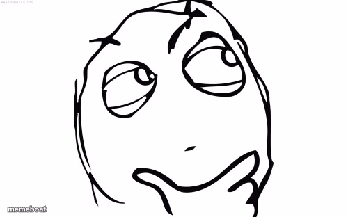 thinking meme face - meme generator image preview