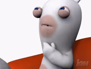 Rabbid Thinking Confused
