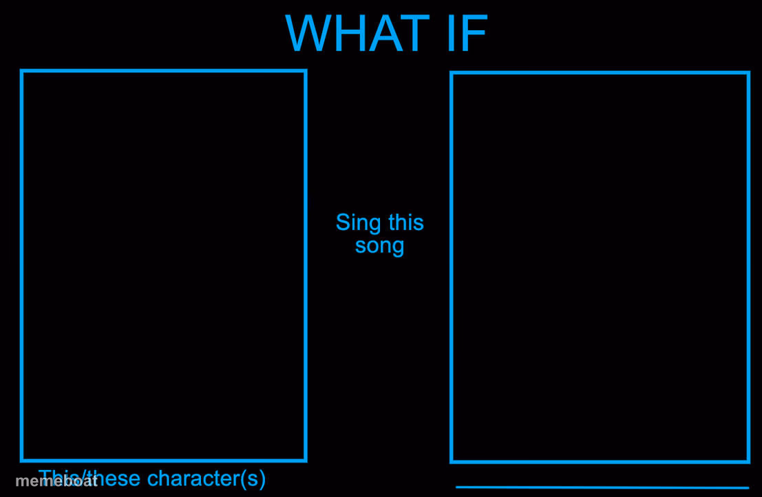 This Character Performs This Song - meme generator image preview