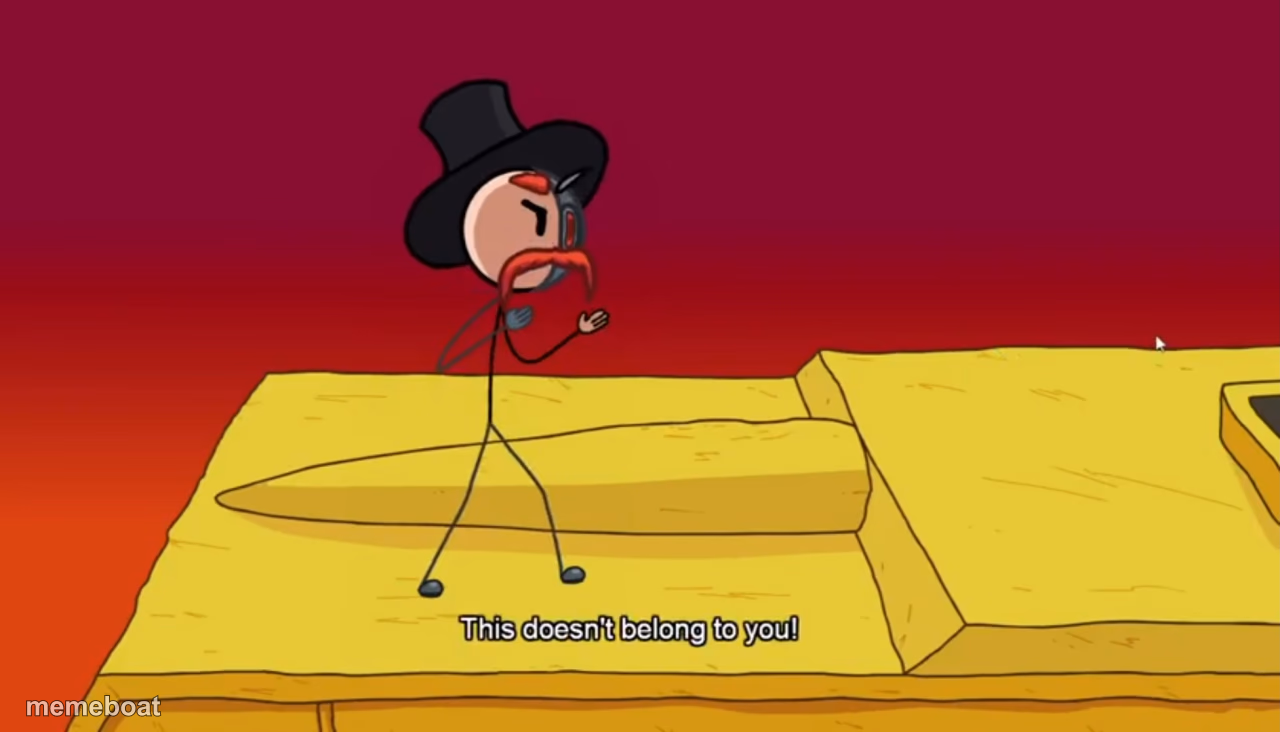 This doesn't belong to you! - meme generator image preview