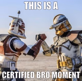 This is a certified bro moment