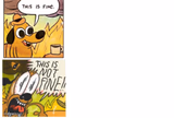 This is Fine, This is Not Fine (Correct Text Boxes)