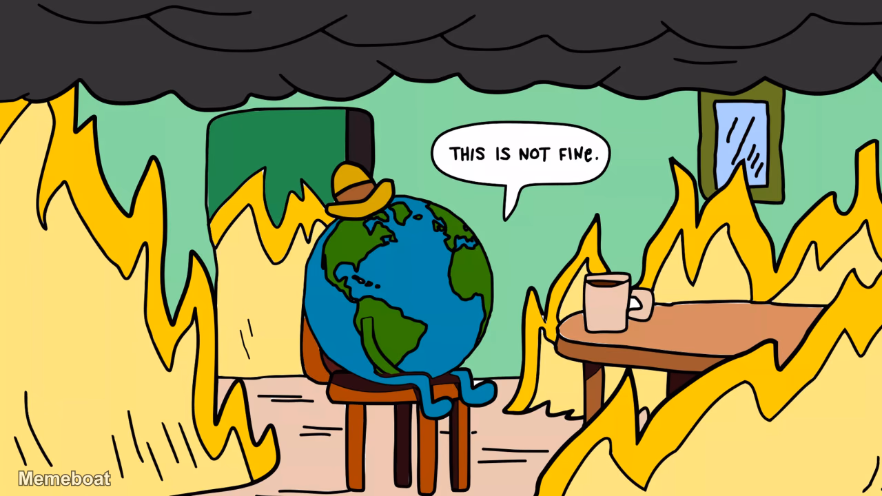 This Is Not Fine - meme generator image preview