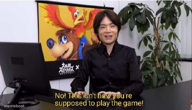 This isn't how you're supposed to play the game! - meme generator image preview