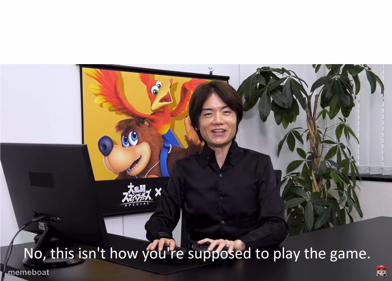 This Isn't How You're Supposed to Play the GaME - meme generator image preview