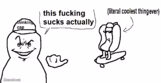 this sucks actually