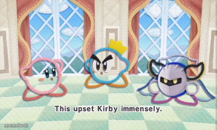 this upset kirby immensely - meme generator image preview