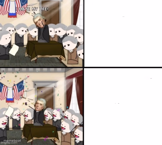 Thomas Jefferson Pig War - meme generator image preview